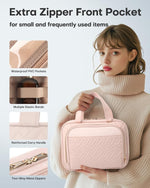 Large Travel Cosmetic Bag with Waterproof Hanging Hook